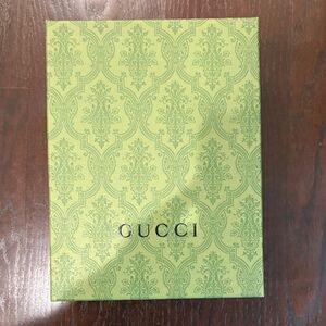 Gucci Lime Green Ornate Box